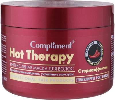 Купить complimen hot therapy (комплимент) маска для волос интенсивная с термоэффектом, 500мл в Арзамасе