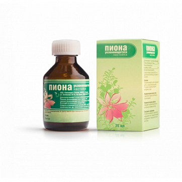 Пиона настойка, флакон 25мл Пиона настойка, флакон 25мл