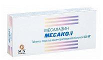 Купить месакол, таблетки покрытые кишечнорастворимой оболочкой 400мг, 50 шт в Арзамасе