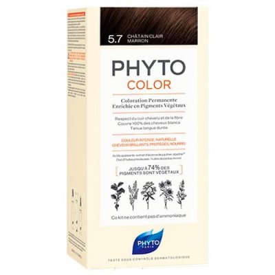 Купить фитосолба фитоколор (phytosolba phyto color) краска для волос оттенок 5,7 светлый каштан в Арзамасе