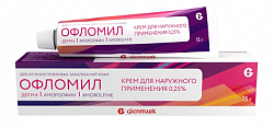 Купить офломил дерма, крем для наружного применения 0,25%, 15г в Арзамасе
