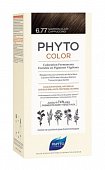 Купить фитосолба фитоколор (phytosolba phyto color) краска для волос оттенок 6,77 светлый каштан-капучино 50/50/12мл в Арзамасе