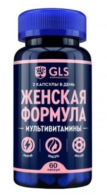 Купить gls (глс) женская формула мультивитамины, капсулы массой 430мг, 60шт бад в Арзамасе