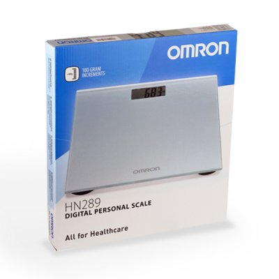 Купить omron (омрон) весы электронные цифровые hn-289 серые в Арзамасе