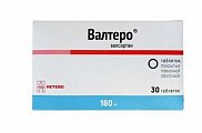 Купить валтеро, таблетки покрытые пленочной оболочкой 160 мг, 30 шт в Арзамасе