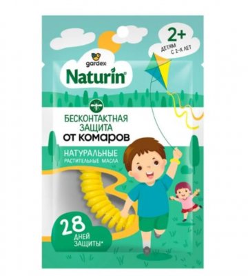 Купить gardex naturin (гардекс) браслет репеллентный от комаров, для взрослых и детей с 2 лет, 1 шт. в Арзамасе