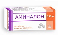 Купить аминалон, таблетки, покрытые оболочкой 250мг, 50 шт в Арзамасе