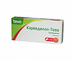 Купить карведилол-тева, таблетки 12,5мг, 30 шт в Арзамасе