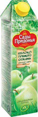 Купить сады придонья сок, ябл. 100% 1л (сады придонья апк, россия) в Арзамасе