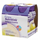 Купить nutridrink (нутридринк) компакт протеин со вкусом ванили 125мл, 4 шт в Арзамасе