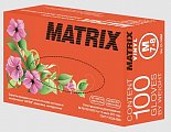Перчатки Matrix смотровые виниловые нестерильные неопудренные, размер М, 50 пар