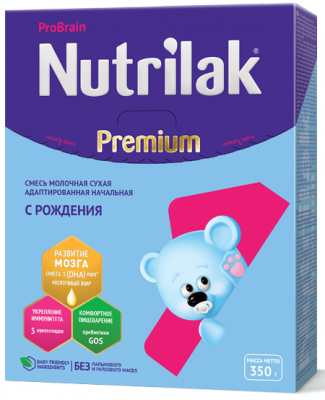 Купить нутрилак премиум 1 (nutrilak premium 1) молочная смесь с рождения, 350г в Арзамасе