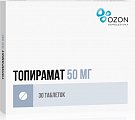 Купить топирамат, таблетки, покрытые пленочной оболочкой 100мг, 30 шт в Арзамасе