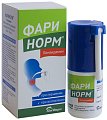 Купить фаринорм бензидамин, спрей для местного применения дозированный 0,255мг/доза, флакон 30мл (176доз) в Арзамасе