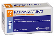 Купить натрия алгинат, суппозитории ректальные 250мг, 10 шт в Арзамасе