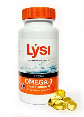 Купить lysi (лиси) омега-3+витамин д, капсулы 120 шт бад в Арзамасе