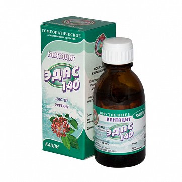 Эдас-140 Кантацит (цистит), капли для приема внутрь гомеопатические, 25мл Эдас-140 Кантацит (цистит), капли для приема внутрь гомеопатические, 25мл