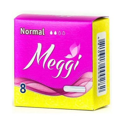 Купить meggi (мегги) тампоны гигиенические нормал, 8 шт в Арзамасе