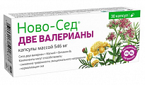 Купить ново-сед две валерианы, капсулы массой 546мг 30шт бад в Арзамасе