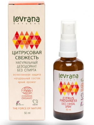 Купить levrana (леврана) дезодорант цитрусовая свежесть, 50мл в Арзамасе