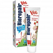 Купить биорепейр (biorepair) зубная паста детская кидс 0-6лет экстракт земляники 50мл в Арзамасе