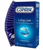 Купить contex (контекс) презервативы long love продлевающие 12шт в Арзамасе