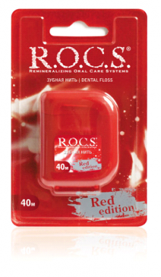 Купить рокс (r.o.c.s) зубная нить расширяющая рокс red edition 40м в Арзамасе