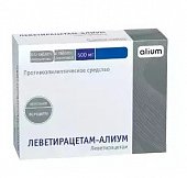 Купить леветирацетам-алиум, таблетки покрытые пленочной оболочкой 500мг, 60 шт в Арзамасе