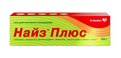 Купить найз плюс, гель для наружного применения 0,25 мг/г+50 мг/г+100 мг/г+10 мг/г, 50 г в Арзамасе