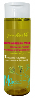 Купить green mama (грин мама) тоник для лица успокаивающий морские водоросли, 200мл в Арзамасе