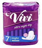 Купить vivi (виви) прокладки ночные ultra dry, 7 шт в Арзамасе