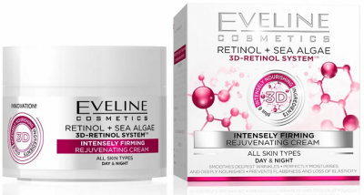 Купить eveline (эвелин) крем-интенсивный лифтинг омоложивающий ретинол и водоросли 50мл в Арзамасе