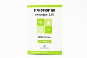 Купить ирифрин бк, капли глазные 2,5%, тюбик-капельница 0,4мл, 15 шт в Арзамасе