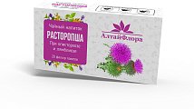 Купить чайный напиток алтайфлора расторопша, фильтр-пакеты 1,5г, 20 шт бад в Арзамасе