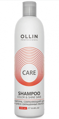 Купить ollin prof care (оллин) шампунь для окрашенных волос сохранение цвета и блеска, 250мл в Арзамасе