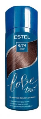 Купить estel (эстель) бальзам для волос оттеночный love ton 150мл тон 6/74 темный каштан в Арзамасе