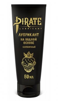 Купить pirate (пират) лубрикант на водной основе клубничный, 50мл в Арзамасе