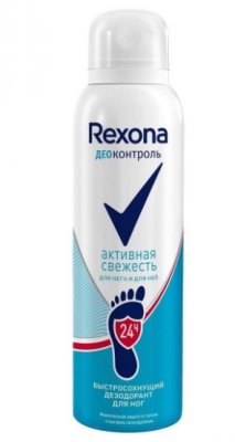 Купить rexona (рексона) дезодорант-аэрозоль для ног деоконтроль активная свежесть, 150мл в Арзамасе