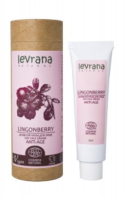 Купить levrana (леврана) крем для лица дневной брусника anti-age, 50мл в Арзамасе
