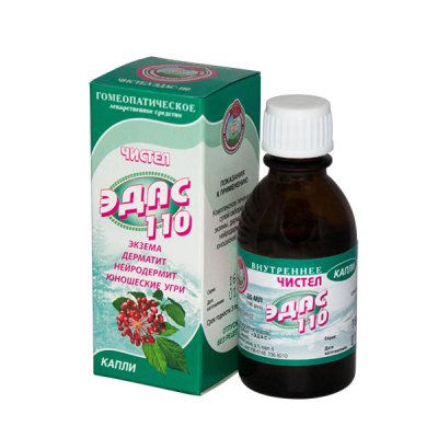 Купить эдас-110 чистел (нейродермит), капли для приема внутрь гомеопатические, 25мл в Арзамасе