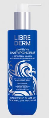 Купить librederm (либридерм) гиалуроновый шампунь интенсивное увлажнение с аргановым маслом, 250мл в Арзамасе