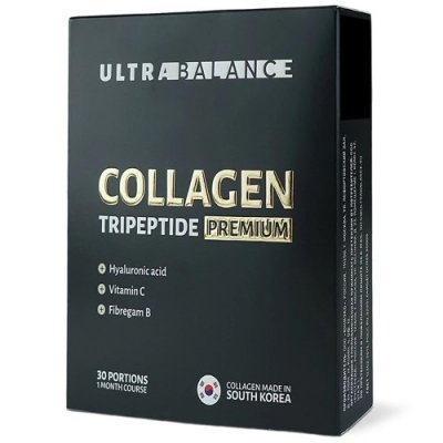 Купить ultrabalance (ультрабаланс) коллаген трипептид премиум, саше 30 шт бад в Арзамасе
