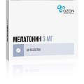 Купить мелатонин, таблетки, покрытые пленочной оболочкой 3мг, 60 шт в Арзамасе