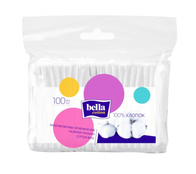 Купить bella cotton (белла) ватные палочки 100 шт в Арзамасе