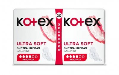 Купить kotex ultra soft (котекс) прокладки нормал 20шт в Арзамасе