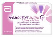 Купить фемостон мини, таблетки, покрытые пленочной оболочкой 2,5мг+0,5мг, 28 шт в Арзамасе