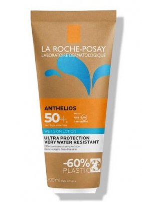 Купить la roche-posay anthelios (ля рош позе) гель для лица и тела с технологией нанесения на влажную кожу spf50+, эко-туба 200мл в Арзамасе