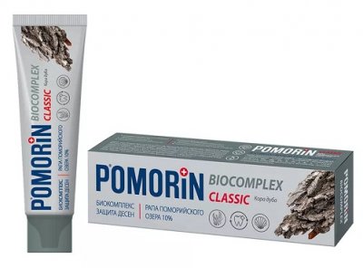 Купить pomorin (поморин) зубная паста классик биокомплекс, 100мл в Арзамасе