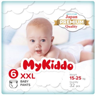 Купить mykiddo premium (майкиддо) подгузники-трусики для детей 15-22кг, 32 шт размер ххl в Арзамасе