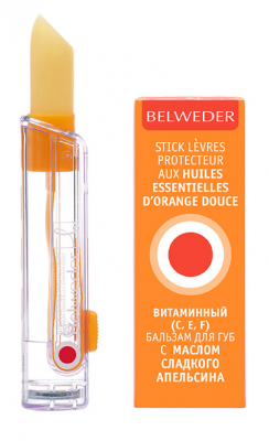 Купить belweder (бельведер) бальзам для губ с маслом сладкого апельсина и витамином с 4г в Арзамасе